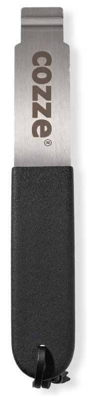 COZZE Gusseisenpfanne mit Holzuntersetzer - 33 x 16,5 cm