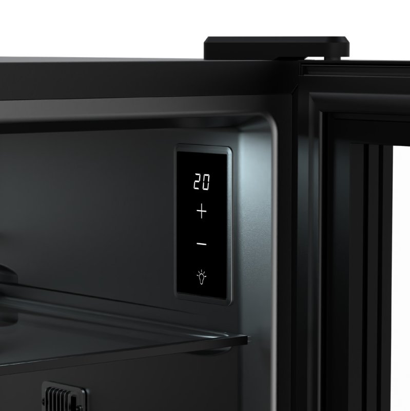 Cozze Outdoor Küche Elements (L-förmig) 452 x 200 cm - mit Quattro 900, Pizzaofen 17" Black Edition, Kühlschrank & Spüle