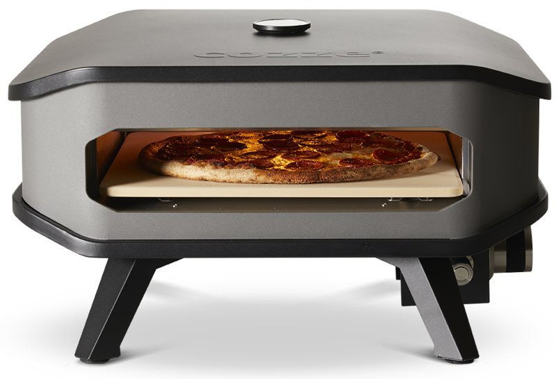 COZZE Pizzaofen Gas 34 cm (13") mit Thermometer - inkl. Pizzastein