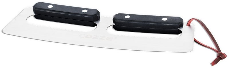 Cozze Pizzaschneider / Pizzamesser mit Doppelgriff