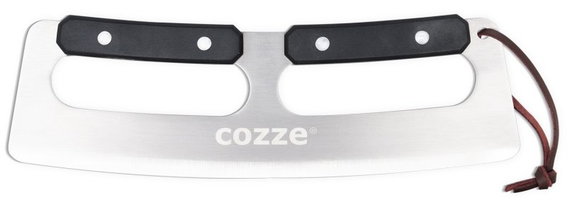 Cozze Pizzaschneider / Pizzamesser mit Doppelgriff