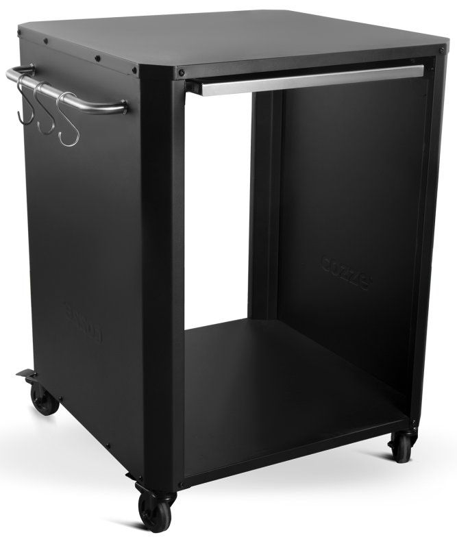 COZZE Outdoor Tisch für Pizzaöfen mit Edelstahl-Auszug - die Pizza Outdoorküche