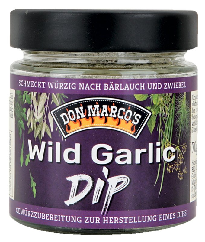 Don Marcos Amazing Dips Wild Garlic, 70g Glas