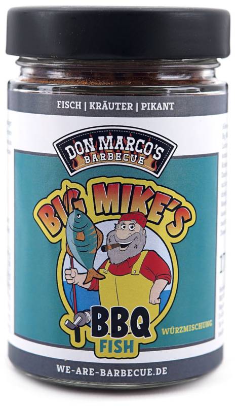 Don Marcos Signature Series - Big Mikes BBQ Fisch Rub  - 170g Glas
