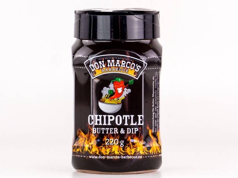 Don Marcos Chipotle Butter & Dip  BBQ Rub 220g Dose