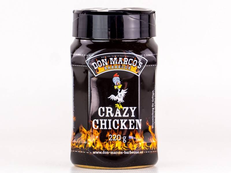 Don Marcos Crazy Chicken BBQ Rub 220g Dose