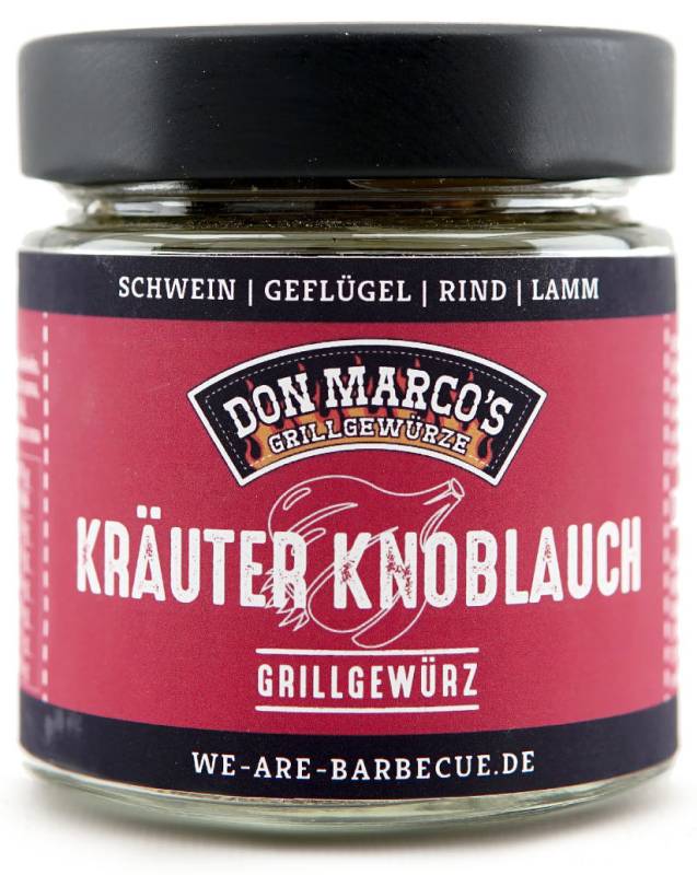 Don Marcos Grillgewürze - Knoblauch Kräuter - 110g Glas
