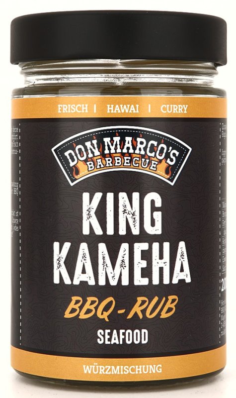Don Marcos King Kameha BBQ Rub 200g Glas