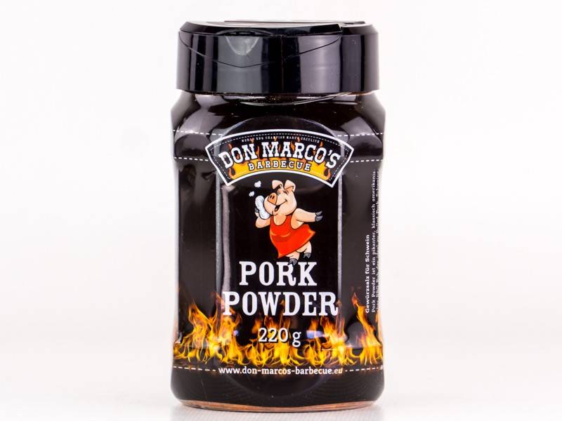 Don Marcos Pork Powder BBQ Rub 220g Dose