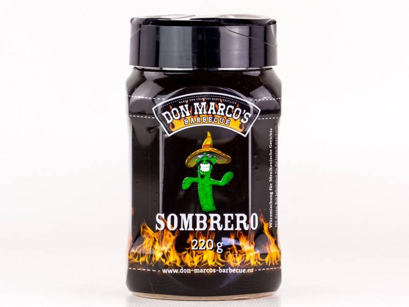 Don Marcos Sombrero BBQ Rub 220g Dose
