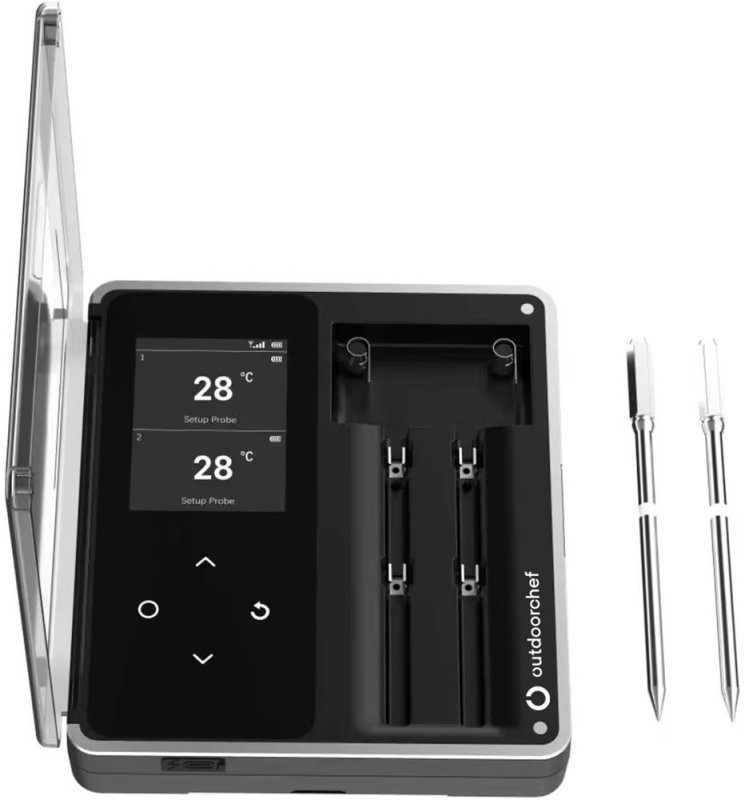Outdoorchef Easy Check PRO Thermometer Dual - Wireless Bluetooth Grillthermometer - bis 700 °C