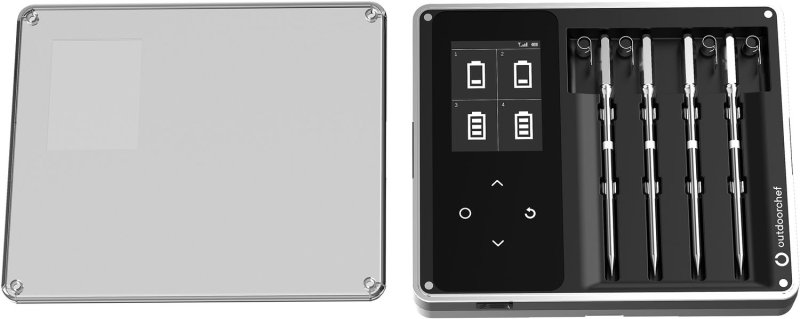Outdoorchef Easy Check PRO Thermometer Quadro - Wireless Bluetooth Grillthermometer - bis 700 °C