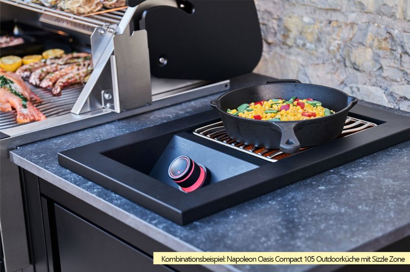 Napoleon 700-Series Einbau Sizzle Zone BIB10 (drop in) mit Safety Glow™ - mattschwarz - Modell 2025