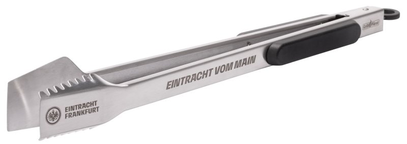 Grillfürst Premium Grillzange mit Spatelkopf 50 cm - Edelstahl - Eintracht Frankfurt Edition