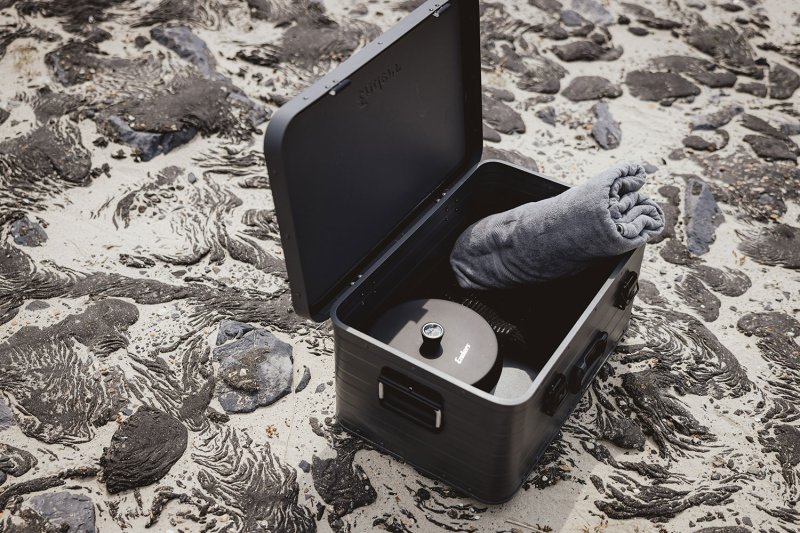 Enders Alubox Toronto M (47 Liter) Grau - Aluminium Transportbox