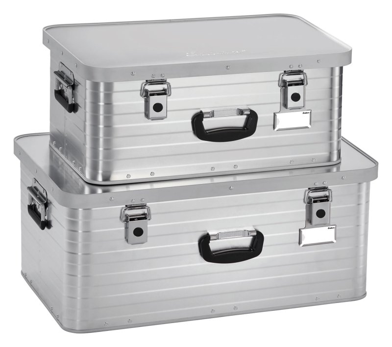 Enders Alubox Toronto Set M (47 Liter) + XL (80 Liter) - Aluminium Transportboxen