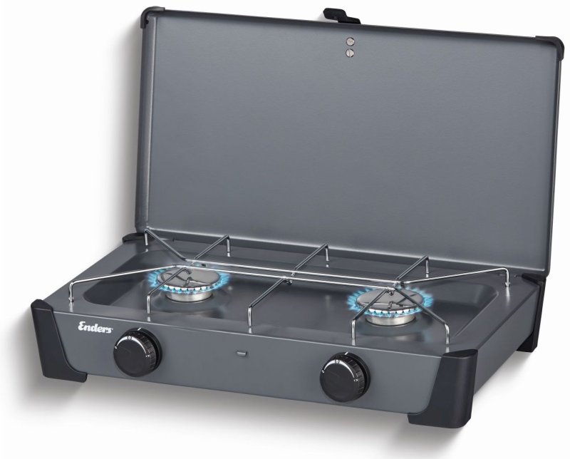 Enders Campingkocher Bondy 2Z - 2-flammig mit Zündsicherung