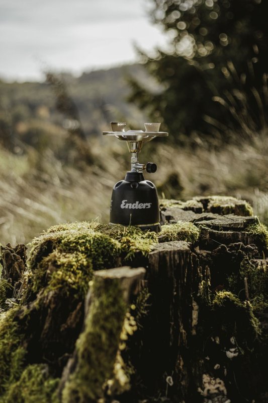 Enders Campingkocher Olymp - Set mit Gaskartuschen