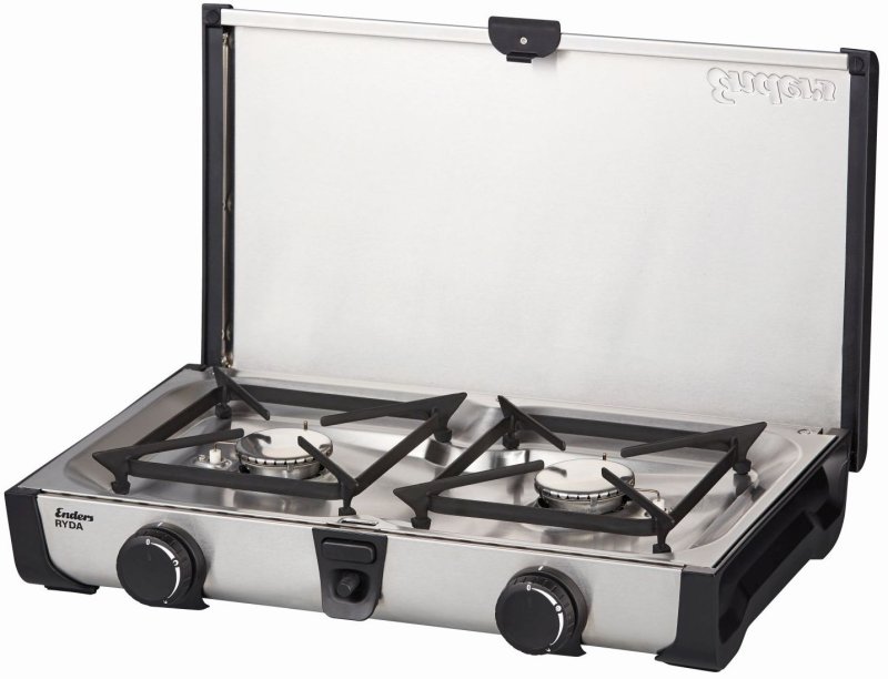 Enders Campingkocher Ryda 2Z - 2-flammig mit Zündsicherung & Transporttasche