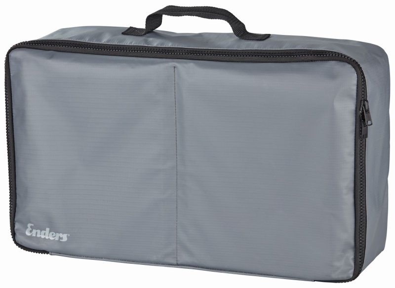 Enders Campingkocher Ryda 2Z GP - 2-flammig mit Zündsicherung, Grillplatten & Transporttasche