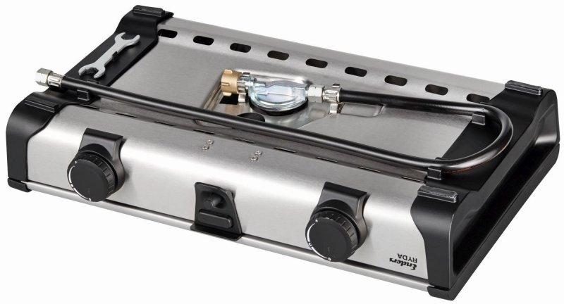 Enders Campingkocher Ryda 2Z - 2-flammig mit Zündsicherung & Transporttasche