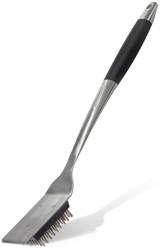 Enders Premium Grillbürste mit Edelstahlborsten / viereckig / 42 cm