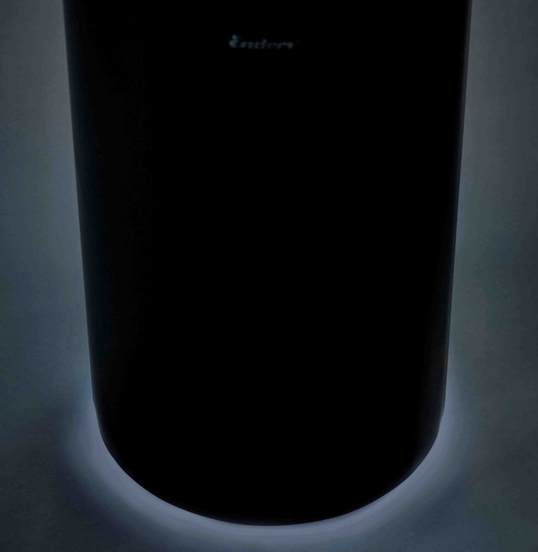 Enders Terrassenfeuer Gas Nova LED M / schwarz inkl. Tischablage + Abdeckhaube