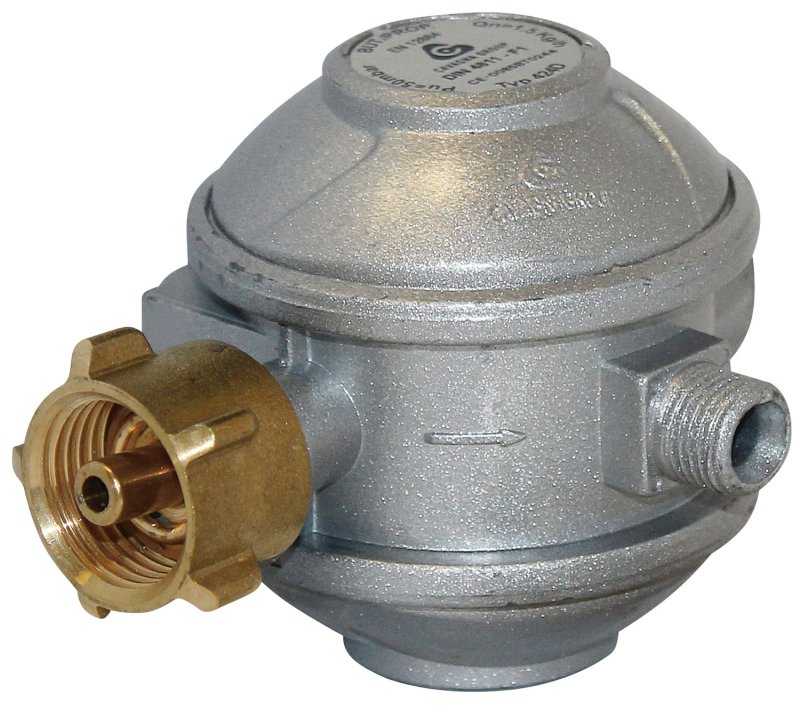 Enders Gasdruckregler 50mbar mit integrierter Überdrucksicherung / KLF x 1/4'' LH