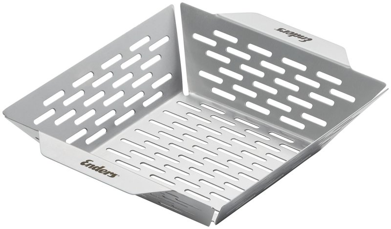 Enders Grillkorb S / Edelstahl / 24 x 19 x 6,5 cm