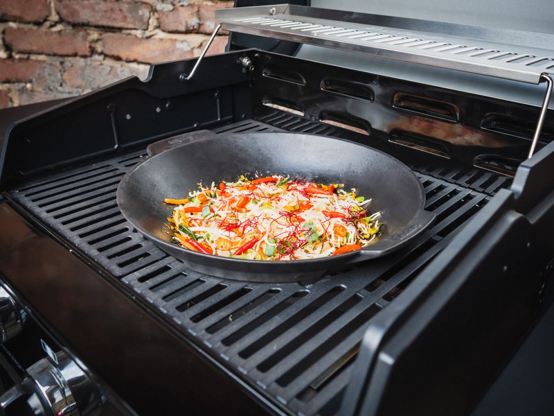 Enders Switch Grid Einsatz: Gusseisen Wok