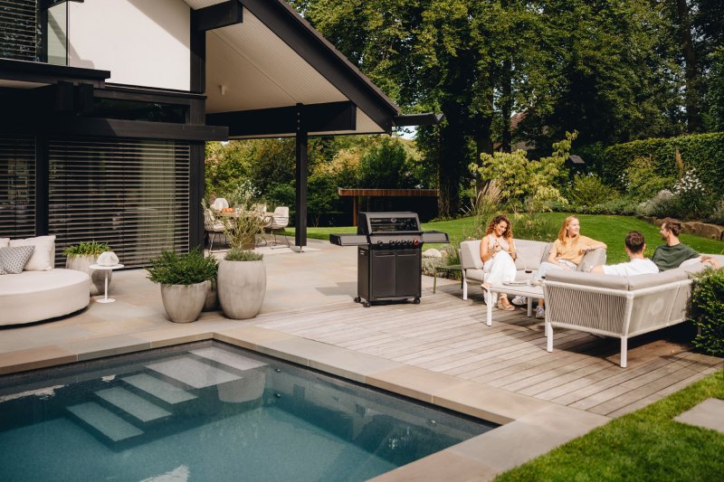 Enders Monroe Pro 4 SIKR Turbo Shadow Gasgrill inkl. Seargrate