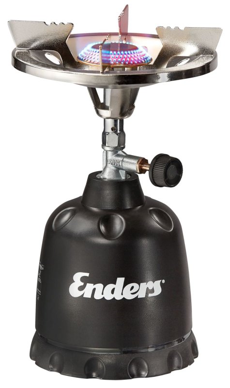 Enders Campingkocher Olymp - Set mit Gaskartuschen