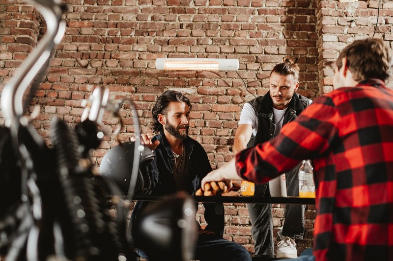 Enders Heizstrahler Elektro Oxeo White / Wandstrahler