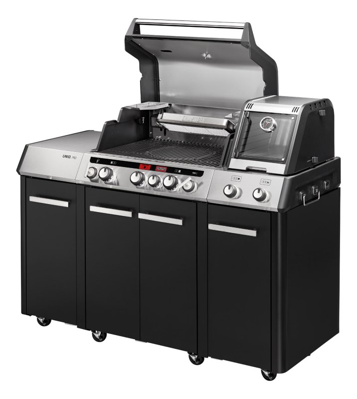 Enders UNIQ Pro 3 IKO Kitchen Gasgrill mit CRUSTER Backburner & Delicater-Ofen