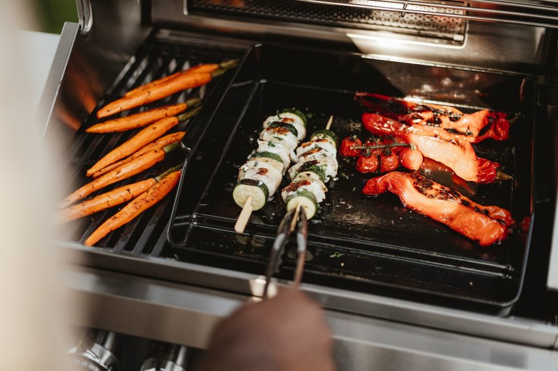 Enders Gusseisen Plancha S für Uniq 3+4 / Kansas II Pro 3+4 / Monroe Pro 3+4, porzellanemailliert