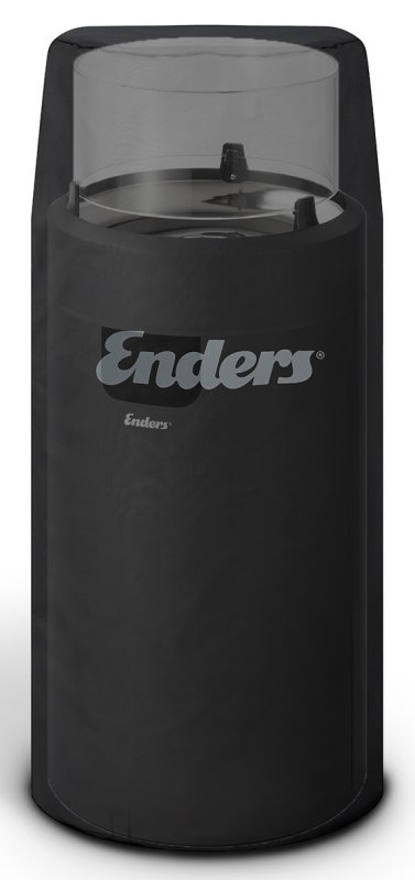 Enders Terrassenfeuer Gas Nova LED M / schwarz inkl. Tischablage + Abdeckhaube