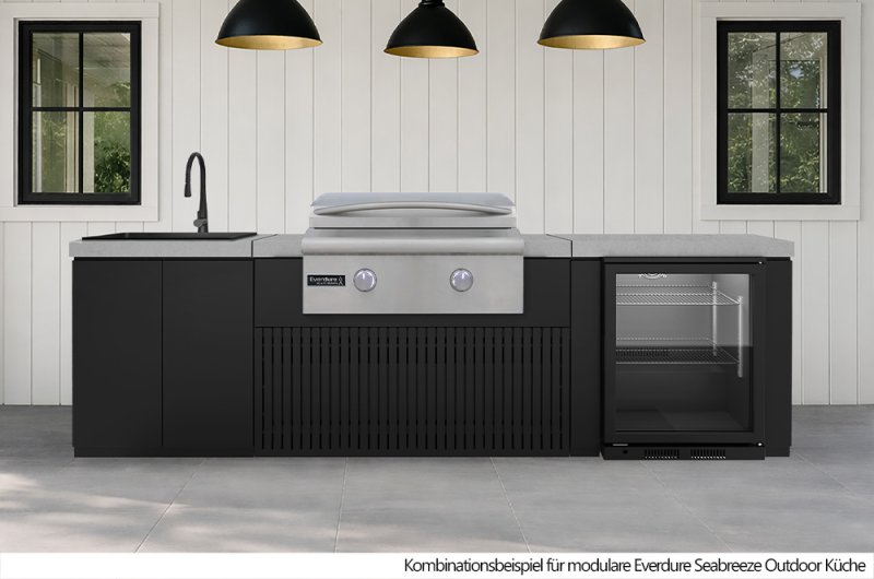Everdure Outdoor Küche Seabreeze: BBQ Modul für Blaze LTE+ Griddle Gasgrill