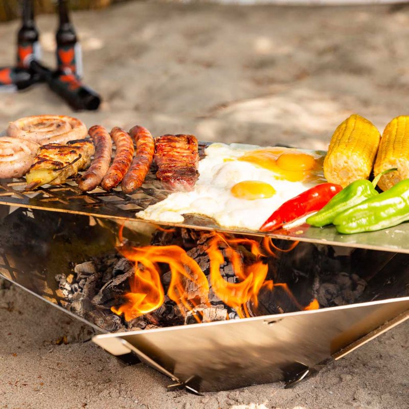 Fennek 4Fire - mobiler 2-Zonen Grillrost