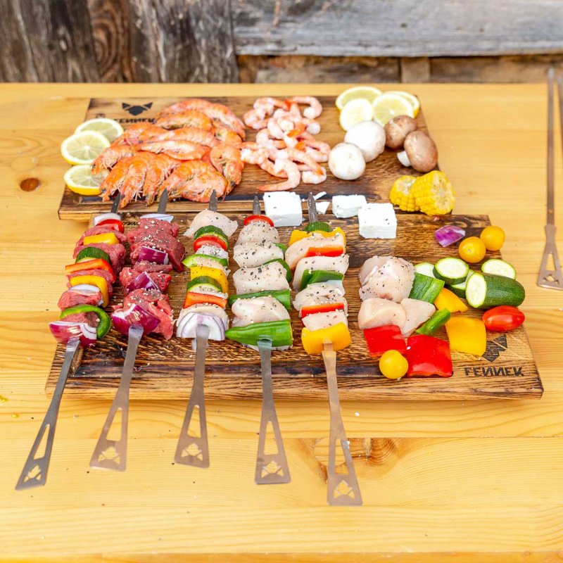 Fennek Grillspieße kurz 6er Set