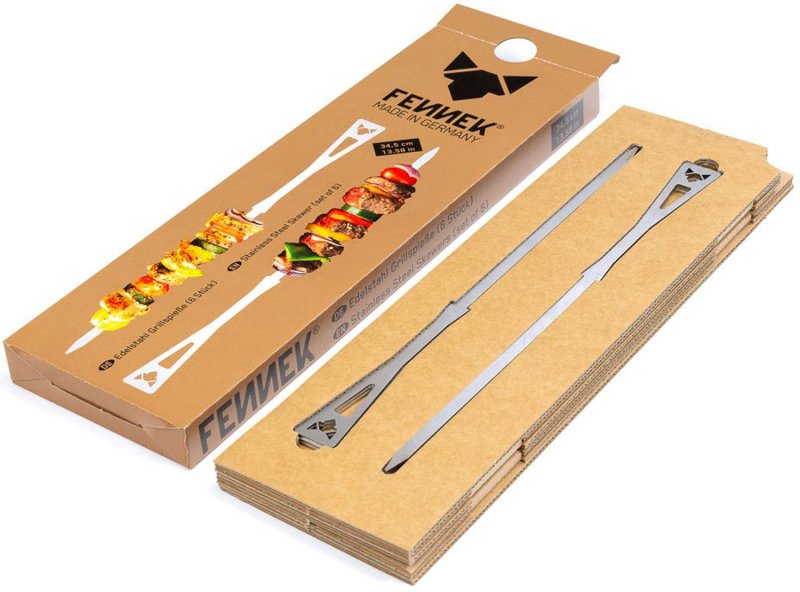 Fennek Grillspieße kurz 6er Set