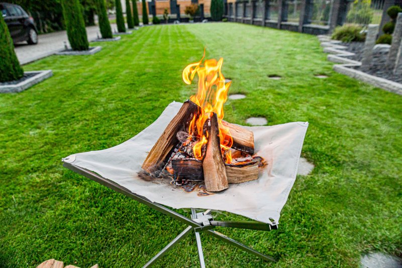 Fennek High Fire - Feuernetz aus Edelstahlgewebe