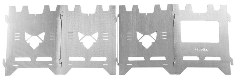 Fennek Hobo Kocher Premium zum Klappen / Edelstahl mit Tasche und Aschewanne