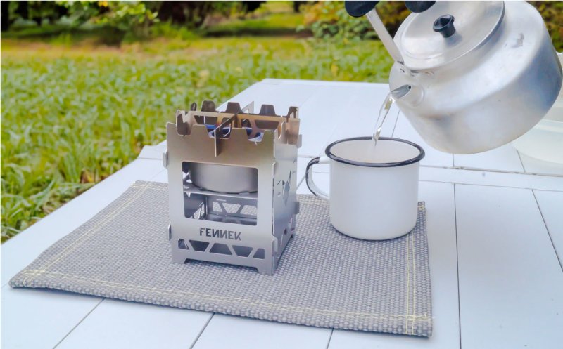 Fennek Hobo Kocher Solo / Edelstahl mit Tasche