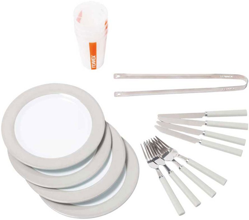 Fennek Rucksack inkl. Besteck und Zubehör (ohne Grill)