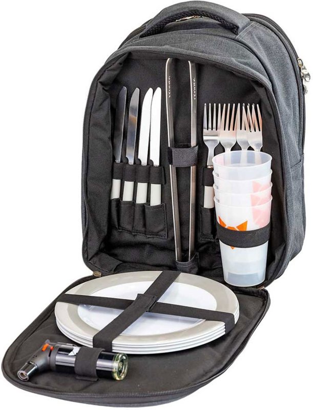 Fennek Rucksack inkl. Besteck und Zubehör (ohne Grill)