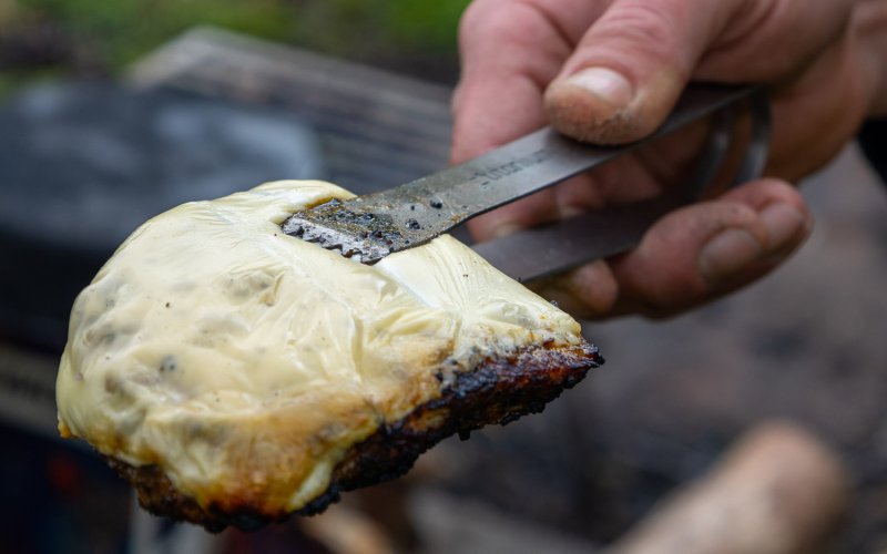 Fennek Mini-Grillzange 23 cm - Titan