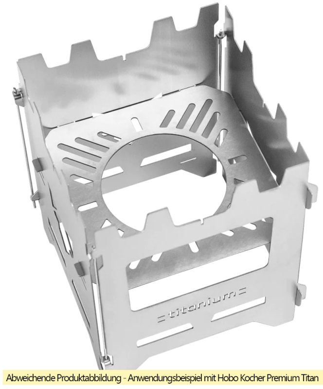 Fennek Trangiarost Edelstahl für Hobo Premium