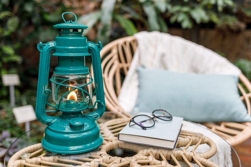 Feuerhand Sturmlaterne 276 tealblue