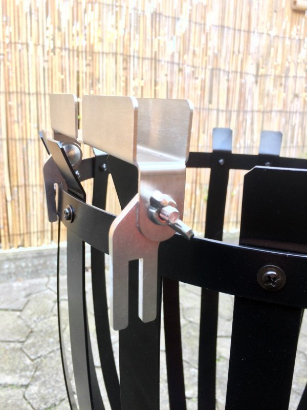 Grillfürst Flammlachsbrett Buche 14 x 50 cm Schraub-Variante