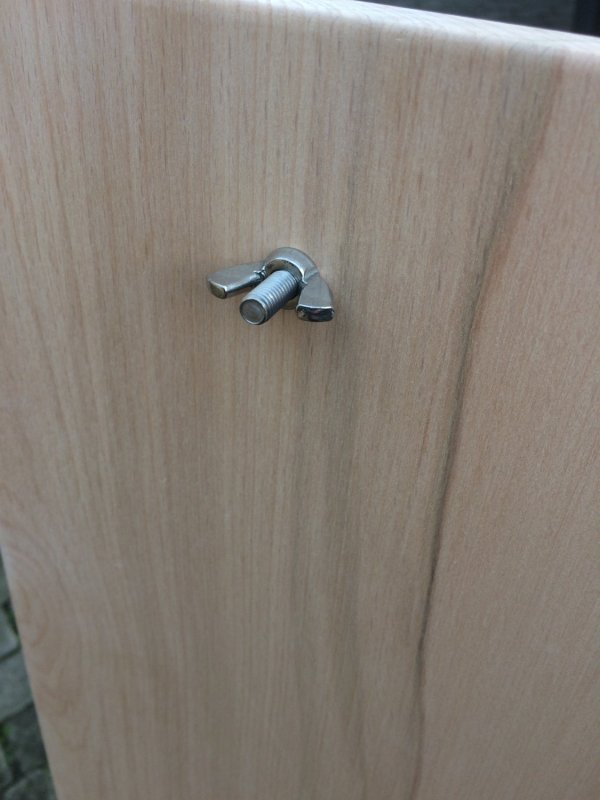 Grillfürst Flammlachsbrett Buche 14 x 50 cm Schraub-Variante